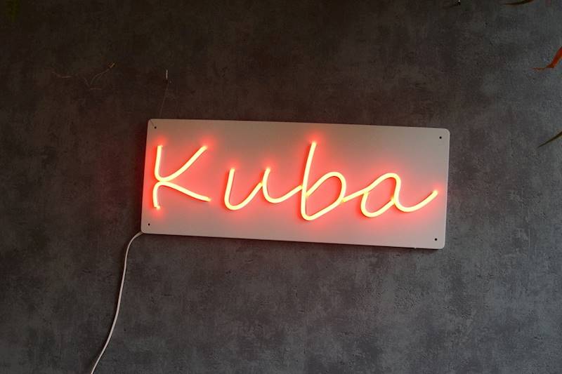 neon Kuba 46x16 cm