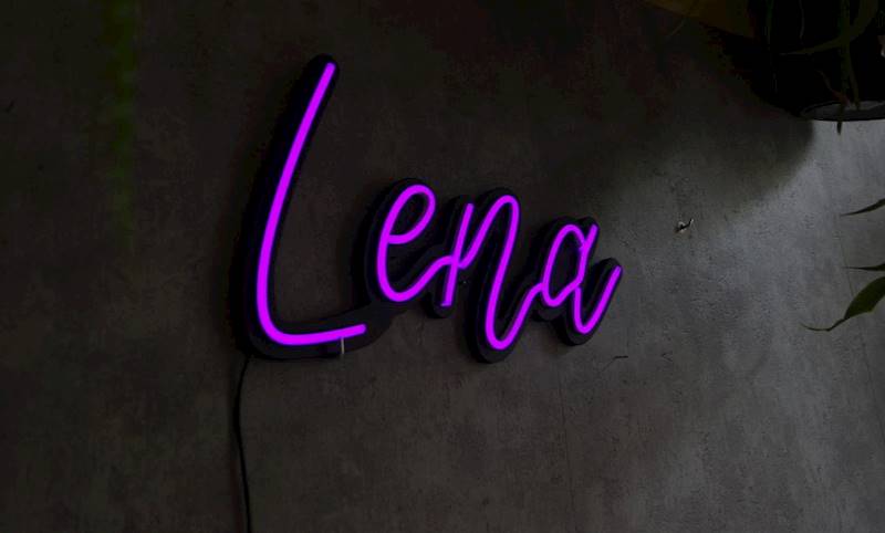 neon Lena 40x24 cm