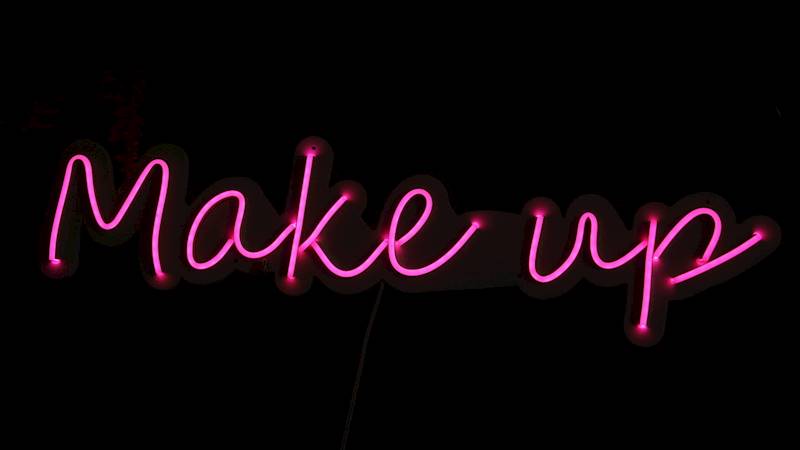 neon Make up 65x18 cm