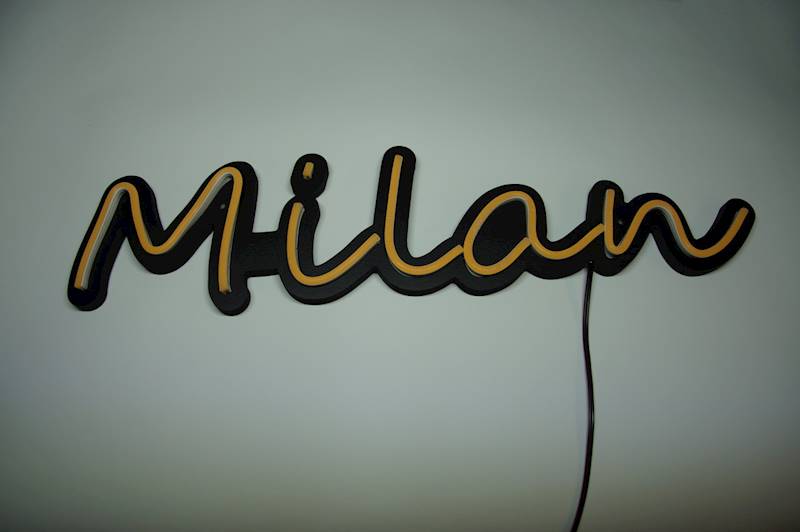 neon Milan 51x13 cm