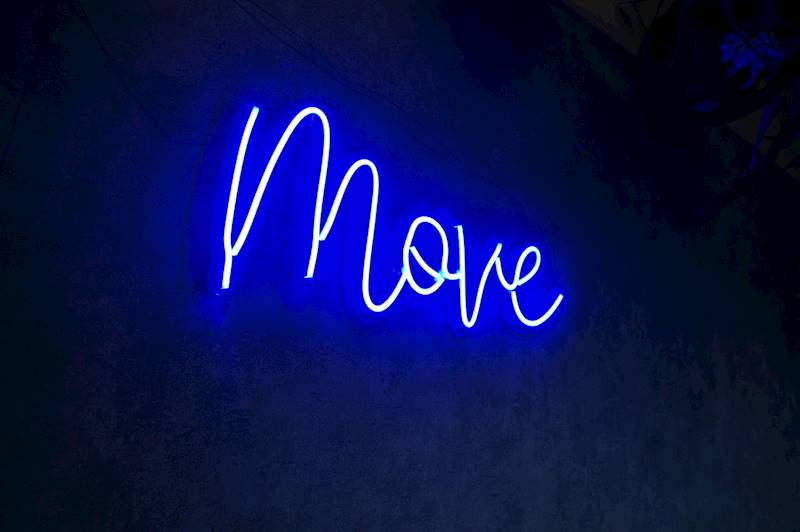 neon Move 50x23cm