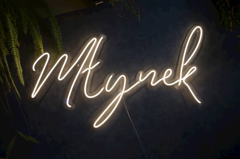 neon Młynek 180x60 cm