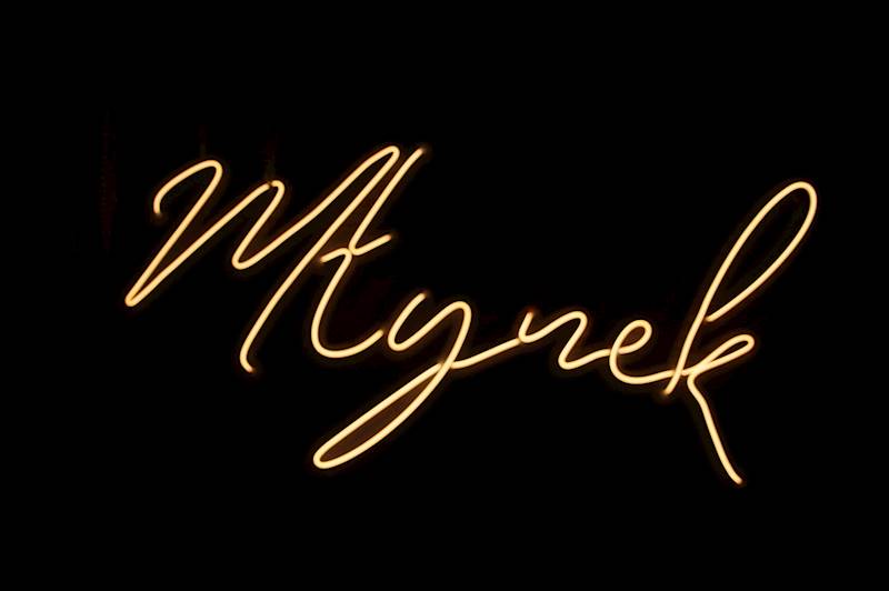 neon Młynek 180x60 cm