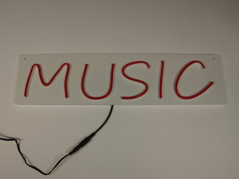 neon Music 48x13 cm