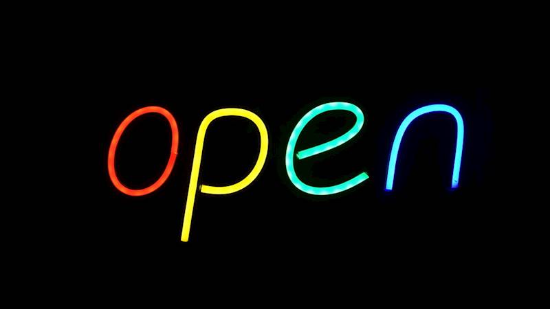 neon open 30x15 cm