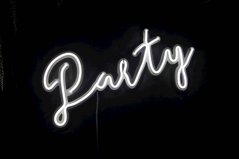 neon Party 50x25 cm
