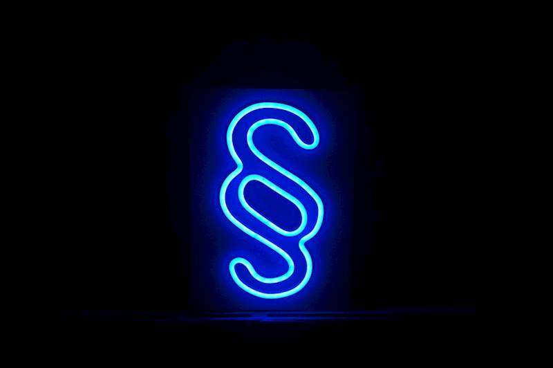 neon Paragraf 19x27 cm