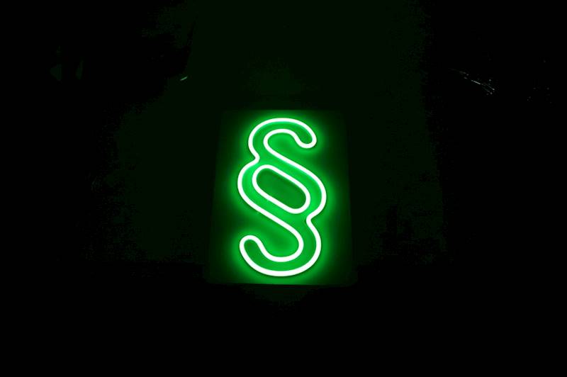 neon Paragraf 19x27 cm