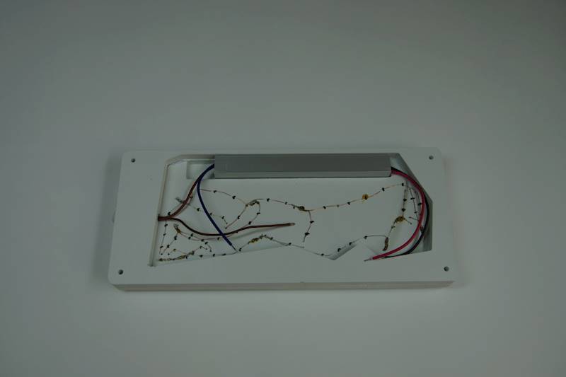 neon z zasilaczem w środku, PLAY, 27x12cm