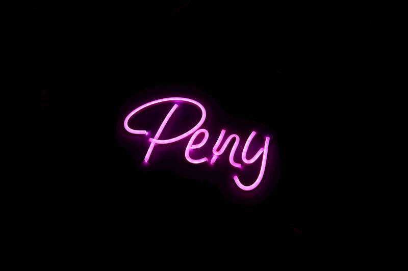 neon Peny 25x25cm