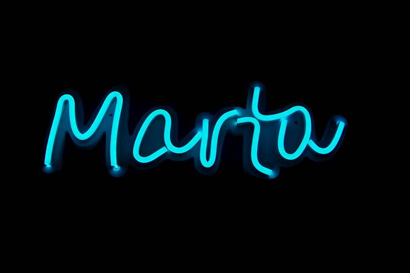neon Marta 32x11 cm