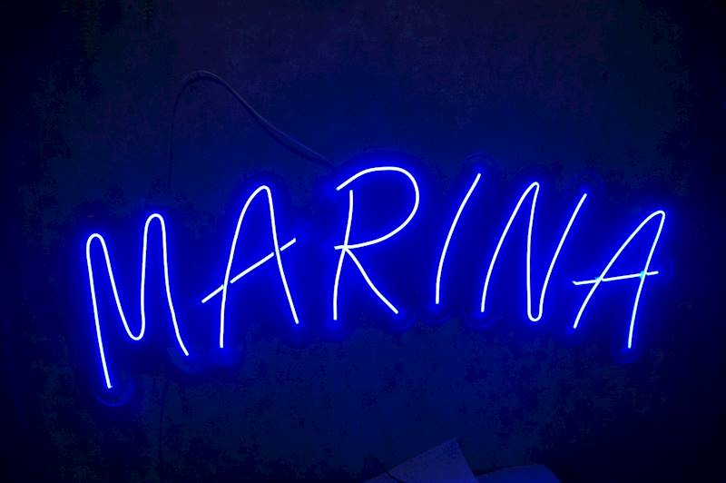 neon Marina 155x50 cm