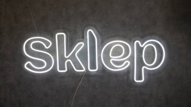 neon Sklep 99x40 cm