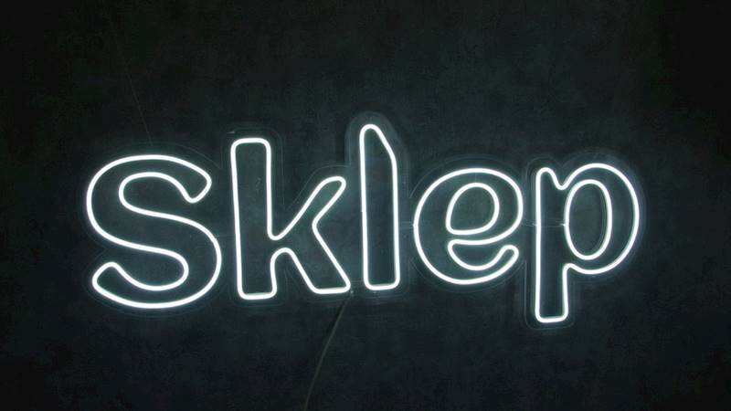 neon Sklep 99x40 cm