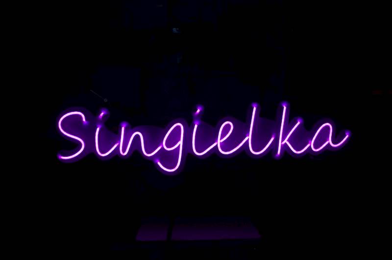 neon Singielka 75x18 cm