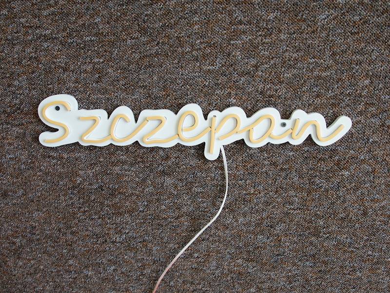 neon Szczepan 53x12cm