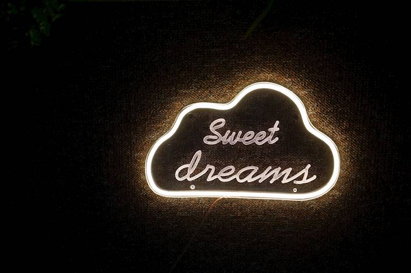 neon Sweet dreams 32x20 cm