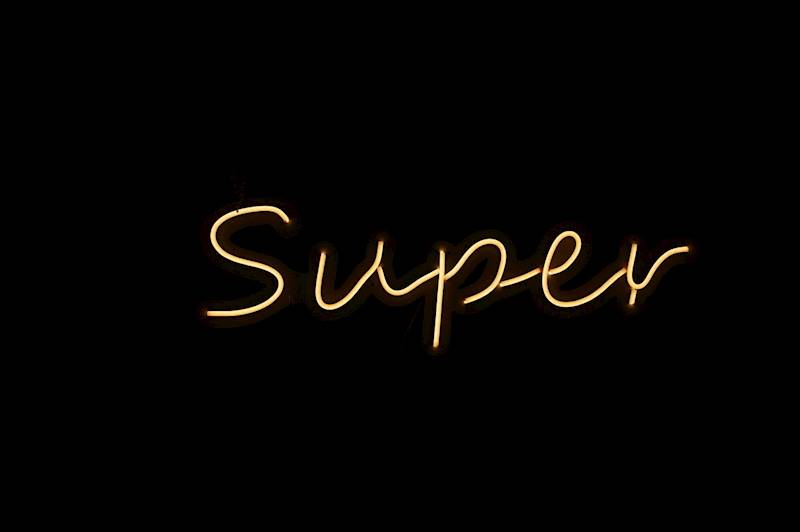 neon Super 63x20 cm