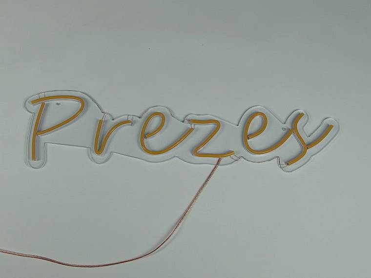 neon Prezes 54x15 cm
