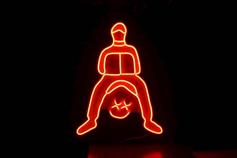neon Postać 42x53cm