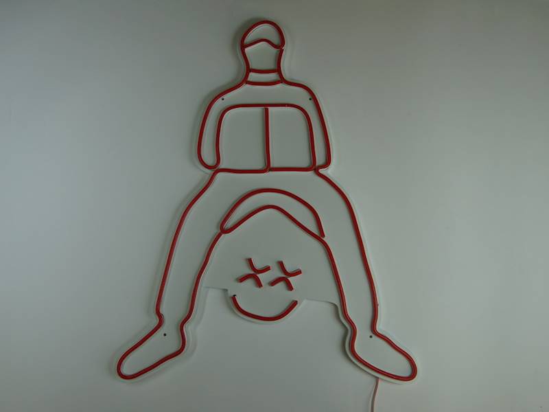 neon Postać 42x53cm