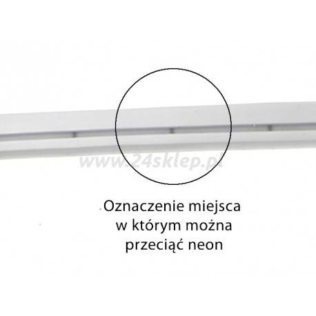 płaski neon LED Flex cięty co 1cm Cytrynowy 1m 