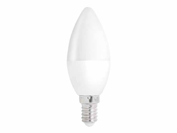 Żarówka LED E14 5W świeczka, biała ciepła