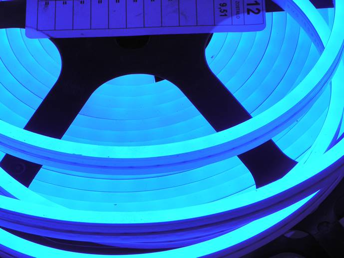 neon LED Flex cięty co 1cm Niebieski 1m