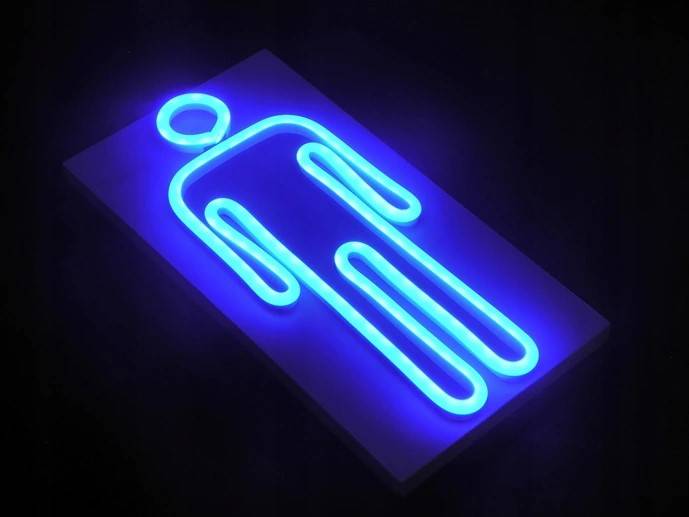 neon WC Pan 13x24 cm
