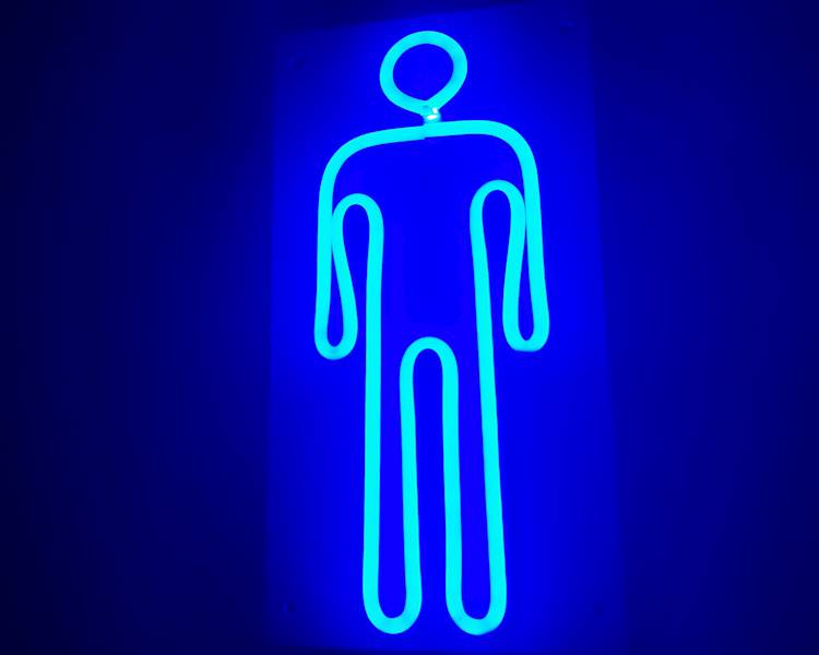 neon WC Pan 13x24 cm