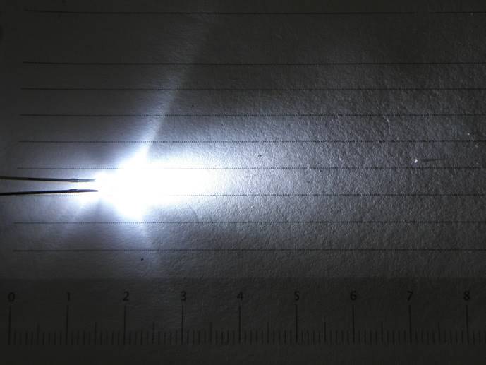 Dioda LED 3mm biała zimna