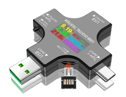 Miernik tester USB USB-C woltomierz 32v / 5,1A