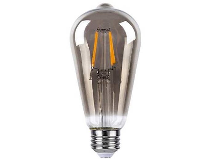 Żarówka LED E27 filament 3-dim 6W bc smok st64