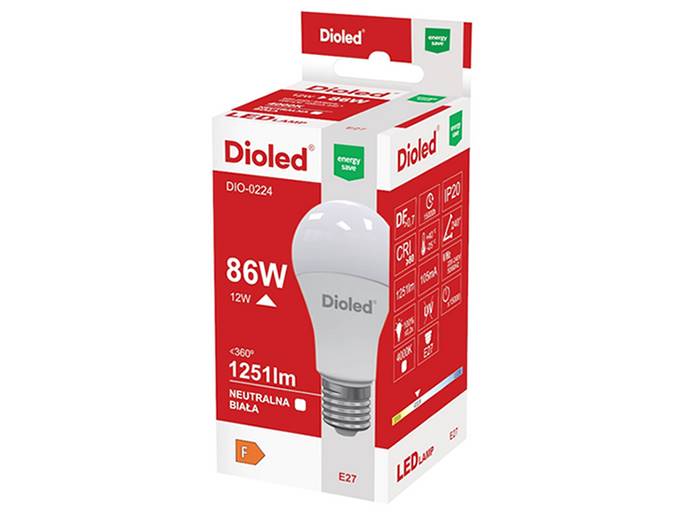 Żarówka LEd E27 12W b.dzienny