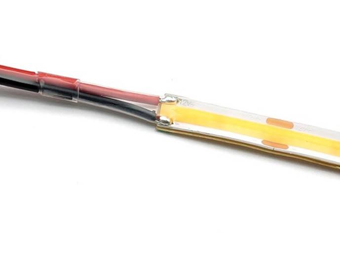 Taśma COB 11W/m IP67 biała ciepła 1m