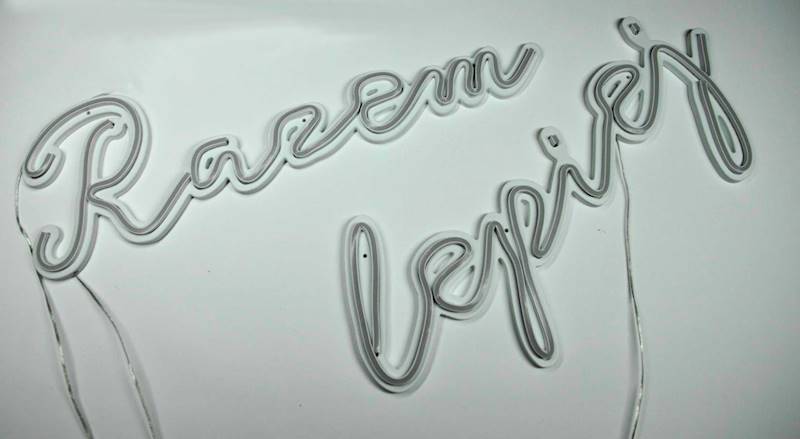 neon Razem lepiej 59-104x29 cm 