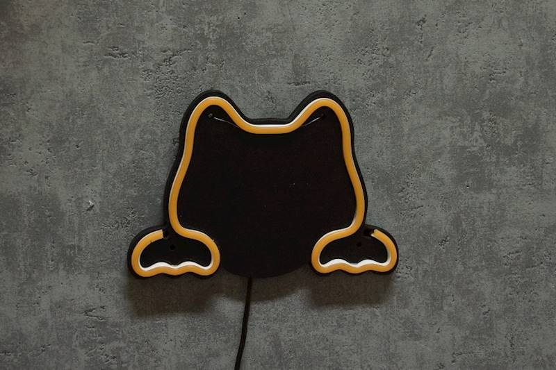 neon Kot słodki 20x14 cm