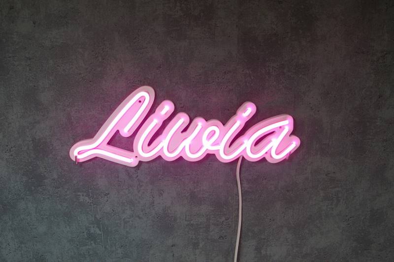 neon Liwia 34x12cm