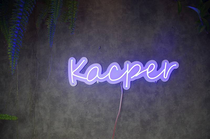 neon Kacper 65x18 cm