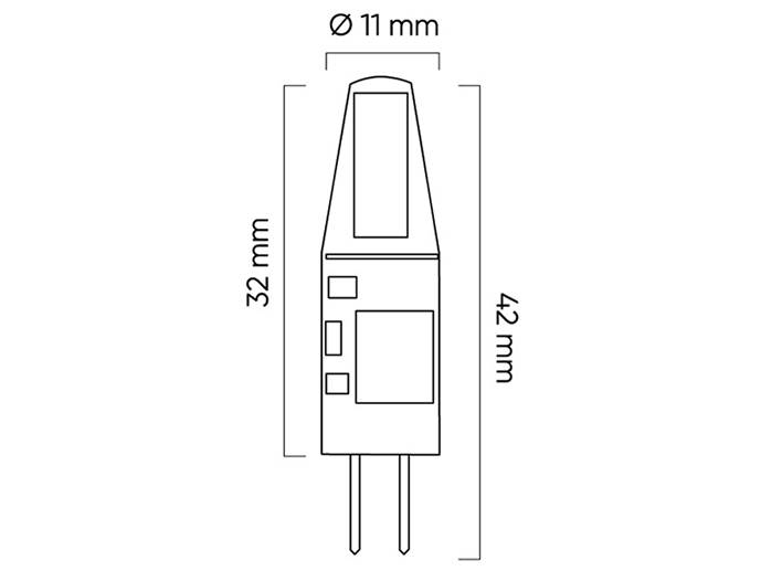 ŻARÓWKA LED G4 1,5W B.ZIMNY