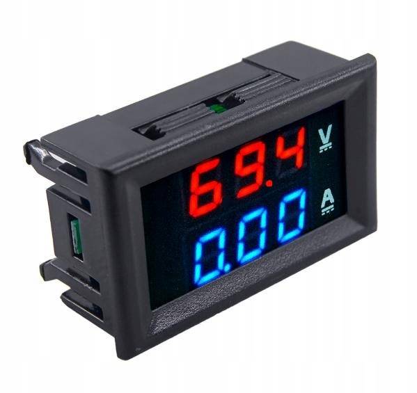 Miernik Voltomierz Amperom cyfrowy 99V 10A moduł