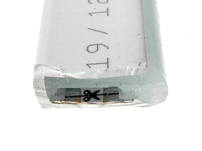 neon LED Flex cięty co 2,5cm Błękitny 1m