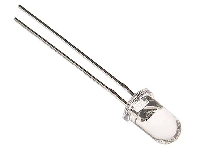 Dioda LED 5mm pomarańczowa 5800mcd 2,6V