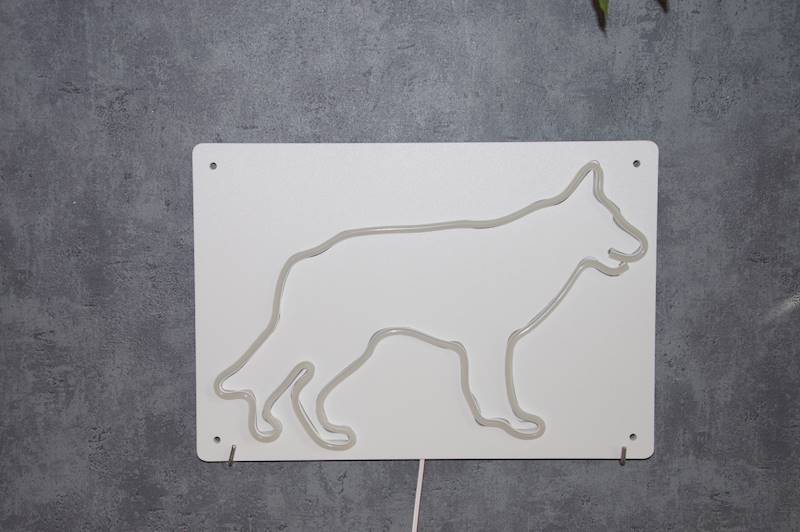 neon Owczarek 25x36cm