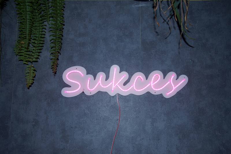 neon Sukces 52x12cm 