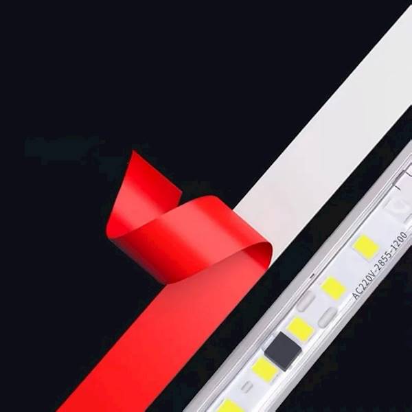 Taśma LED 230V z prostownikiem, biała ciepła 1 m 