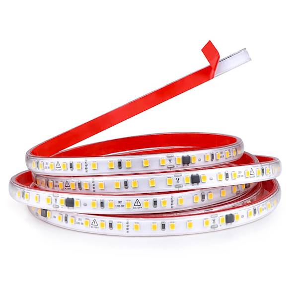 Taśma LED 230V z prostownikiem, biała dzienna 1m 