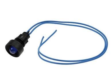 Kontrolka 13mm niebieska 230v led 10mm