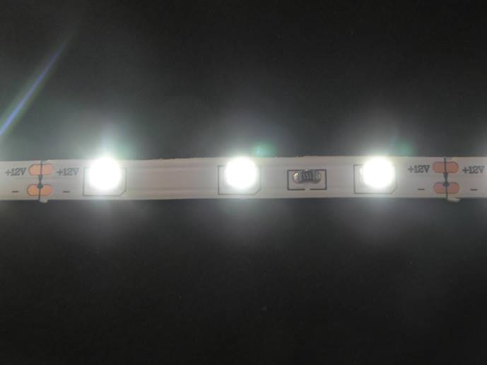 Taśma LED 5mm nano biała ciepła1m 