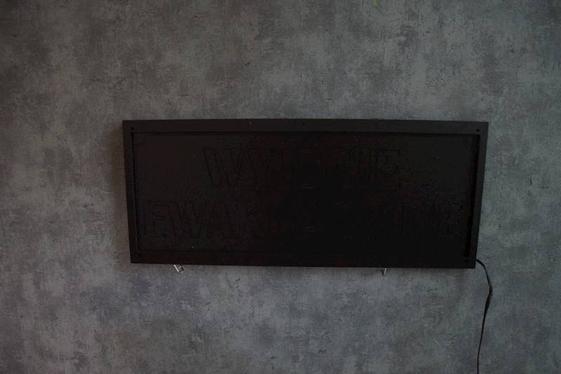 neon Wyjście Ewakuacyjne 52x20cm 